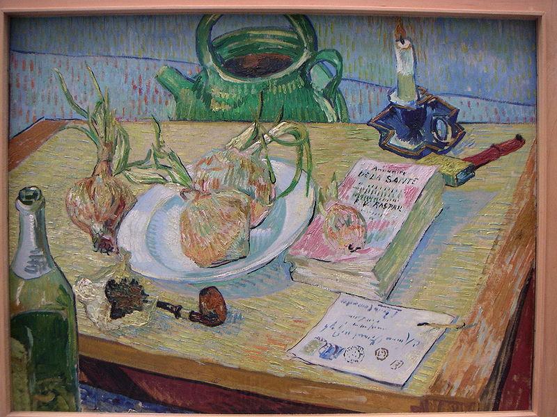 Vincent Van Gogh Still life with a plate of onions